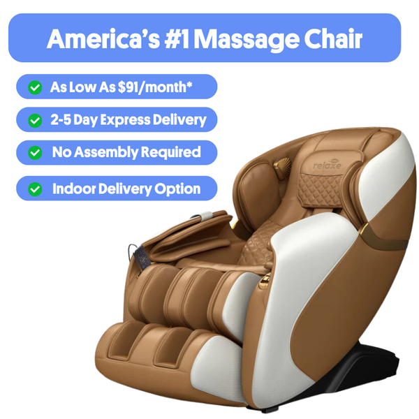 Relaxe Zero-Gravity Shiatsu Massage Chair With Heating (SL-Track) (BFCM)