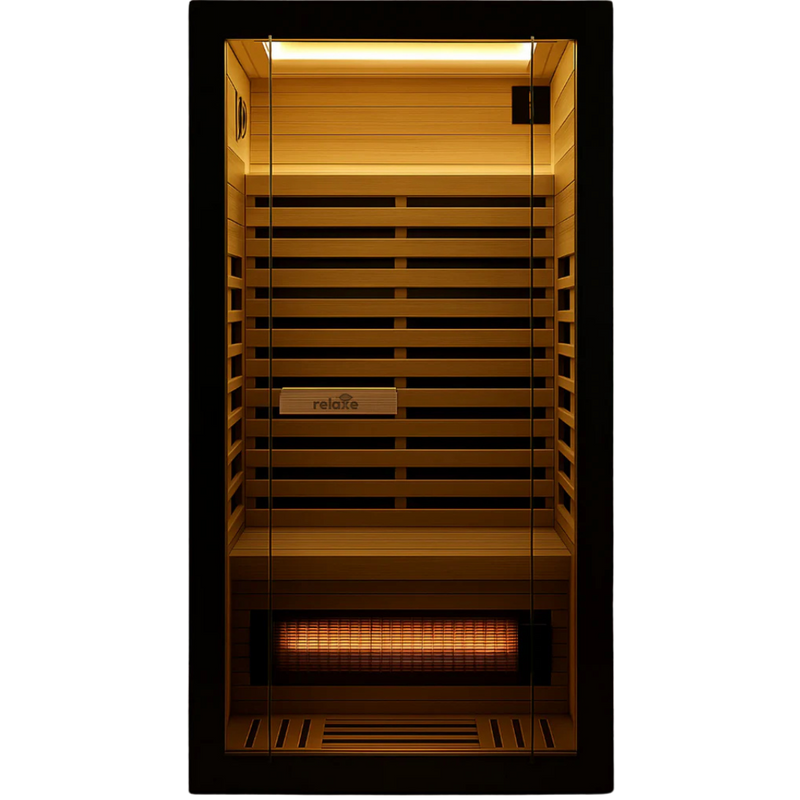 SAUNA INFRARGE SPECTRUM CALDERA ™ RELATIF avec panneau de thérapie rouge